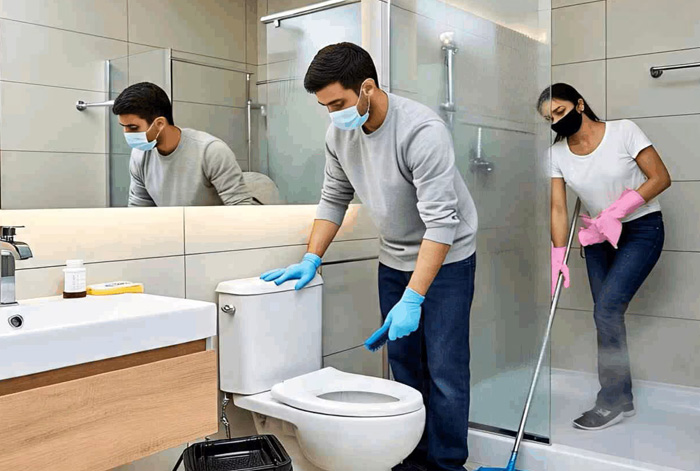 Full bathroom cleaning service in Ahmedabad